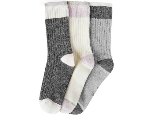 Keds 3 Pk Crew Boot Socks Sokker Dame Grå | NO-89869