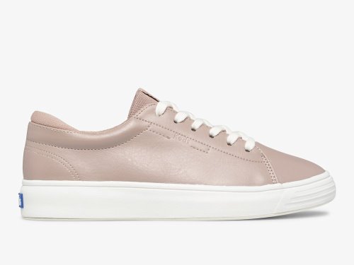 Keds Alley Coated Twill Snøresko Dame Lyse Lilla | NO-88838