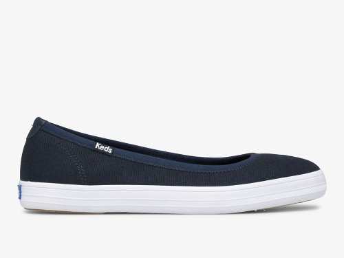 Keds Bryn Canvas SlipOnSneakers Dame Marineblå | NO-01169