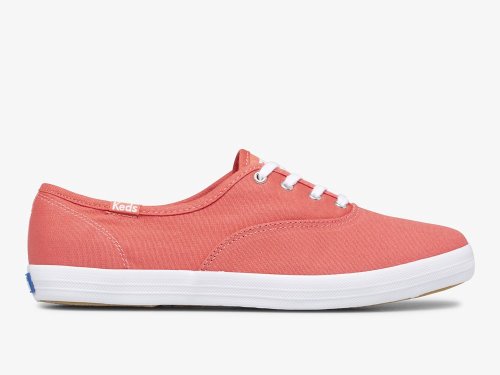 Keds Champion Feat. Organic Bomull Snøresko Dame Rosa | NO-66313