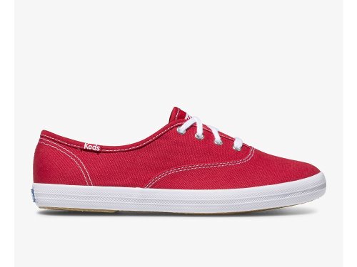 Keds Champion Original Snøresko Dame Rød | NO-34738