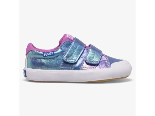 Keds Courtney HL SlipOnSneakers Jente Blå Multicolor | NO-75111