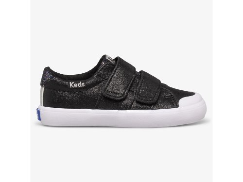 Keds Courtney HL SlipOnSneakers Jente Svarte | NO-69951