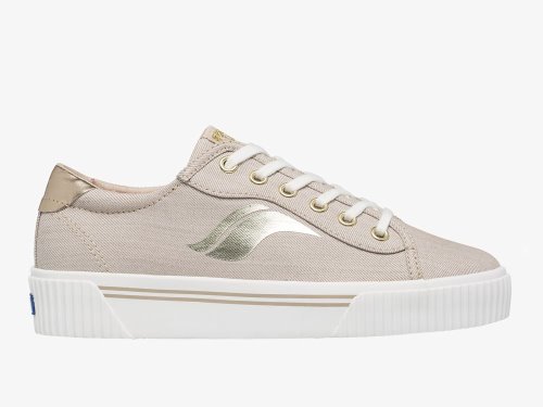 Keds Crew Kick Alto Soft Twill Snøresko Dame Brune | NO-20797