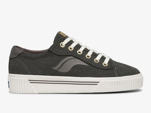 Keds Crew Kick Alto Soft Twill Snøresko Dame Grå | NO-61616