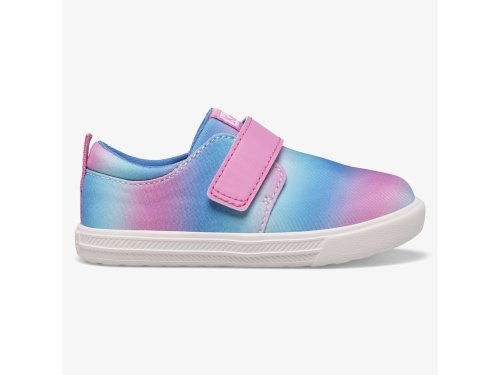 Keds Finlee Flex SlipOnSneakers Jente Rosa Blå | NO-98375