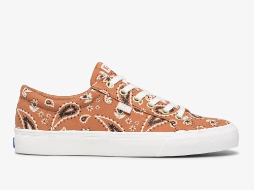 Keds Jump Kick Feat. Organic Bandana Snøresko Dame Oransje | NO-70075