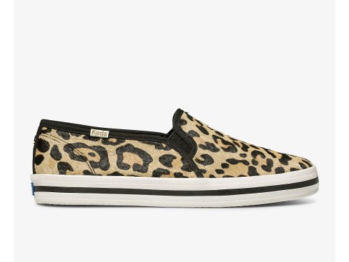 Keds Kate Spade New York Calf Hair Slip On SlipOnSneakers Dame Leopard | NO-94788