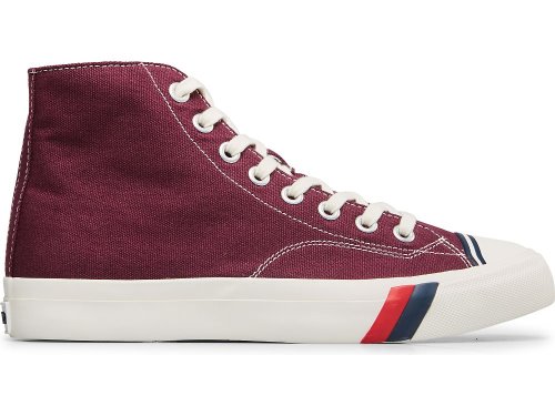 Keds Royal Hi Classic Canvas Joggesko Herre Burgunder | NO-91213