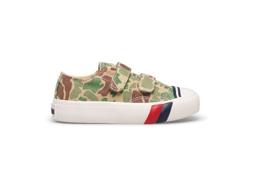 Keds Royal Lo HL SlipOnSneakers Jente Camouflage Olivengrønne | NO-05016