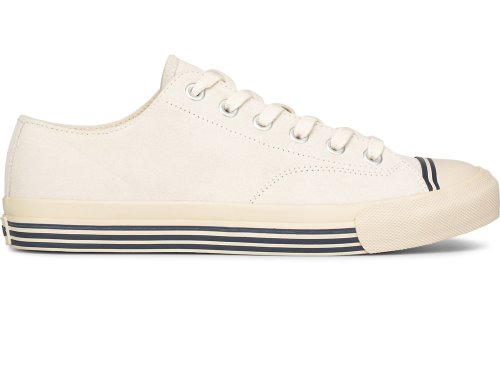 Keds Super Semsket Skinn Joggesko Herre Pisket Krem | NO-43975