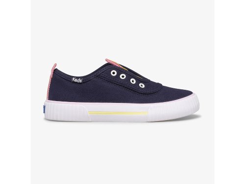 Keds Topkick Washable Slip-On SlipOnSneakers Jente Marineblå Multicolor | NO-32710