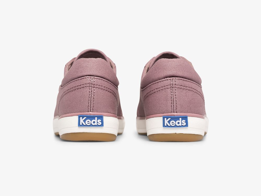 Keds Center II Canvas Snøresko Dame Lyse Lilla | NO-15246