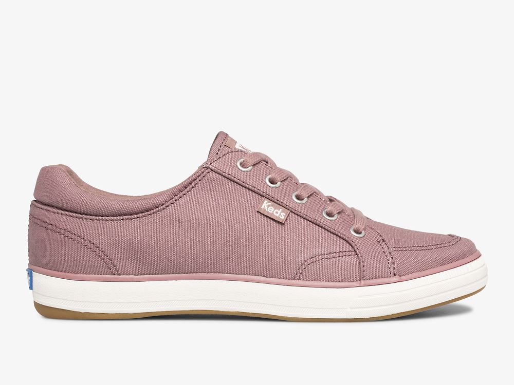 Keds Center II Canvas Snøresko Dame Lyse Lilla | NO-15246