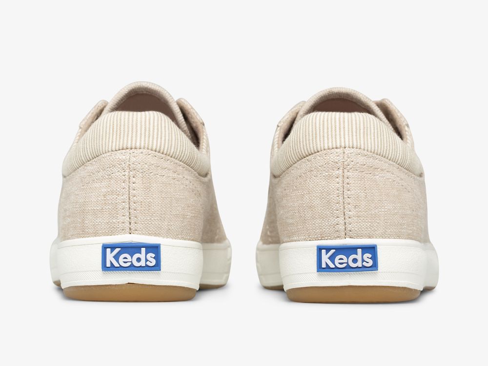 Keds Center II Chambray Snøresko Dame Beige | NO-47883