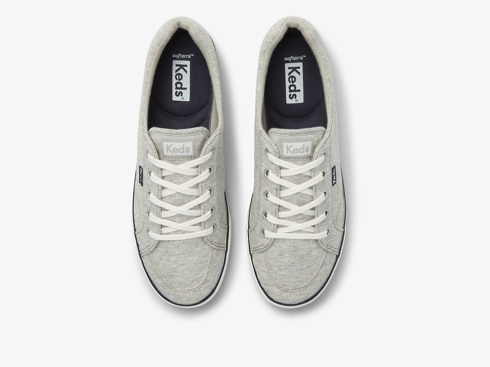 Keds Center ll Jersey Snøresko Dame Grå Blå | NO-59501