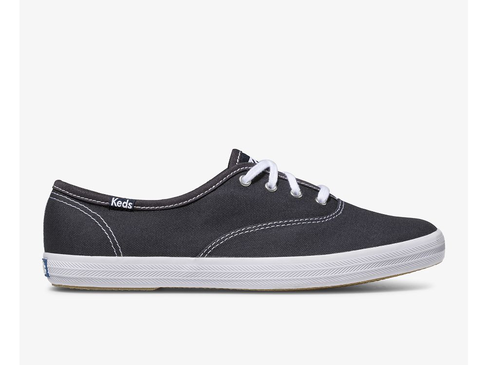 Keds Champion Original Snøresko Dame Marineblå | NO-47509