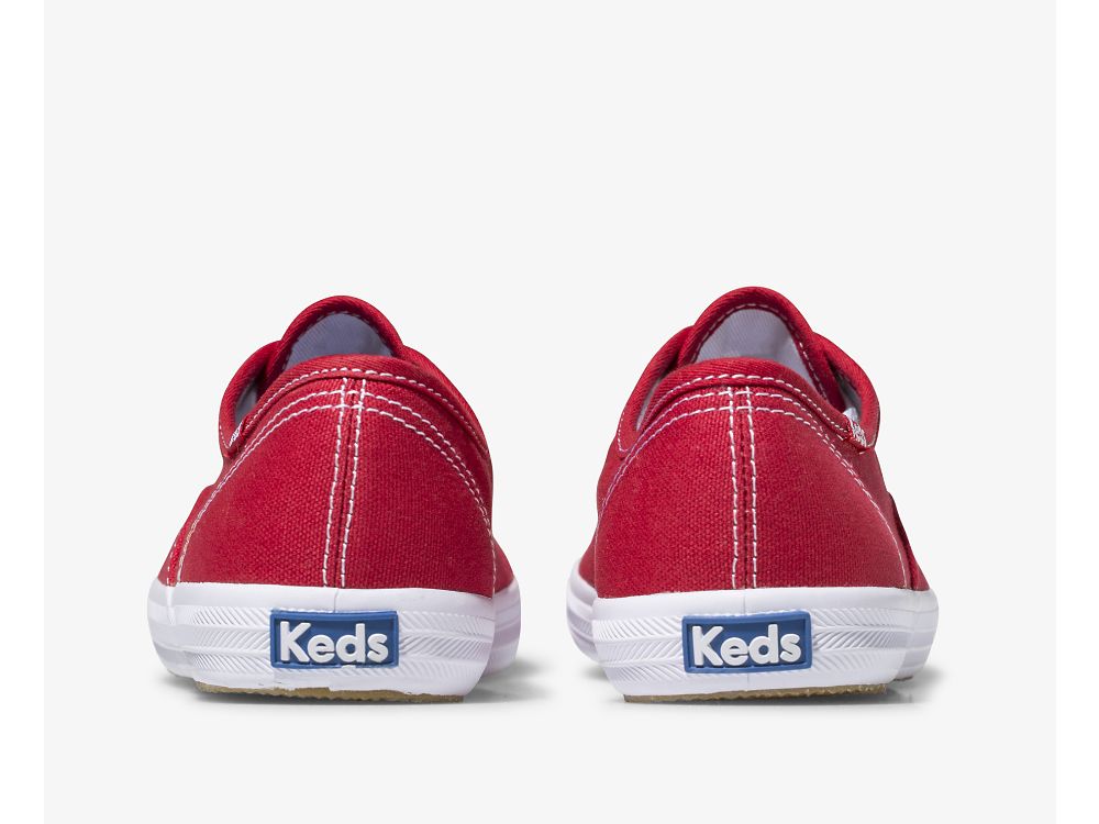 Keds Champion Original Snøresko Dame Rød | NO-34738