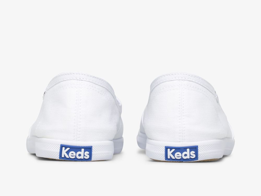 Keds Chillax Mini Twill SlipOnSneakers Dame Hvite | NO-33371