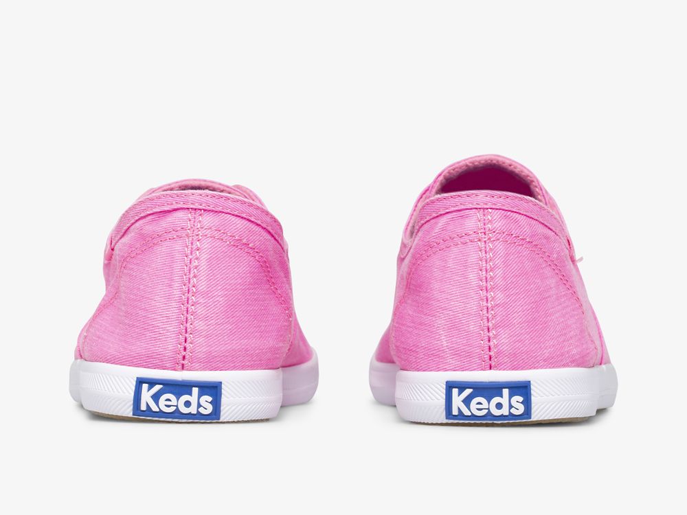 Keds Chillax Neon Twill Washable SlipOnSneakers Dame Rosa | NO-60308