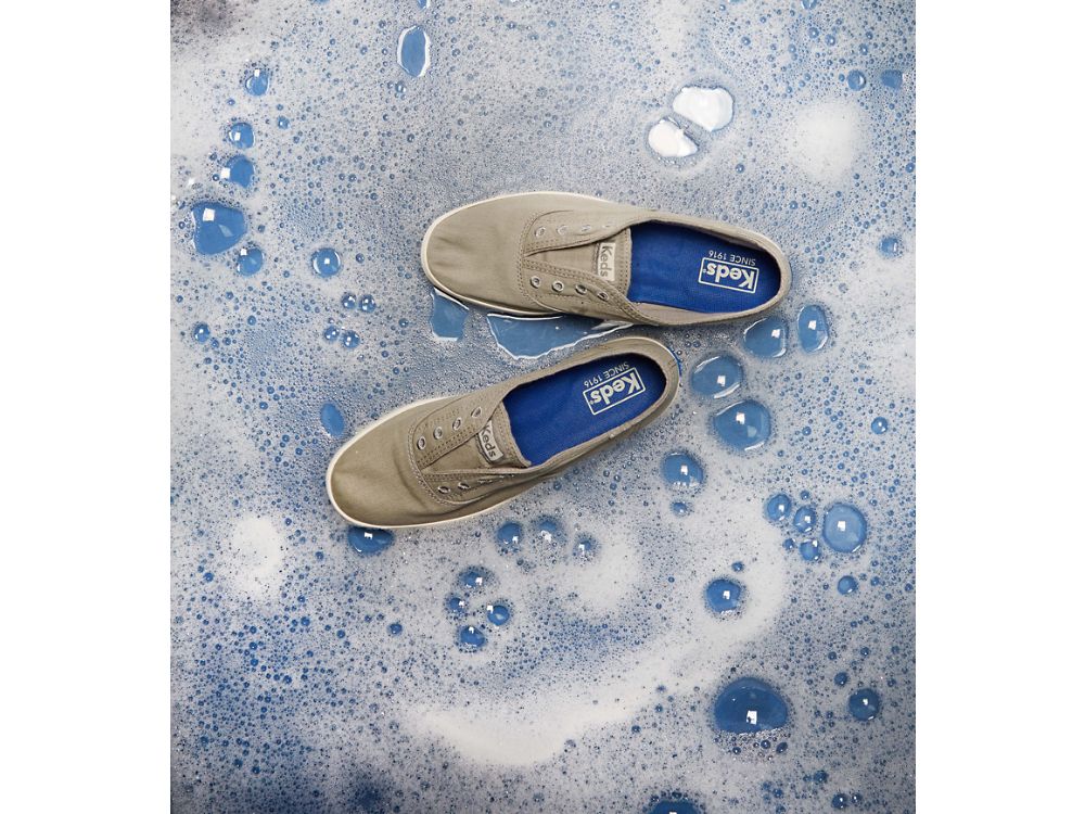 Keds Chillax Washable SlipOnSneakers Dame Dyp Grå | NO-18578