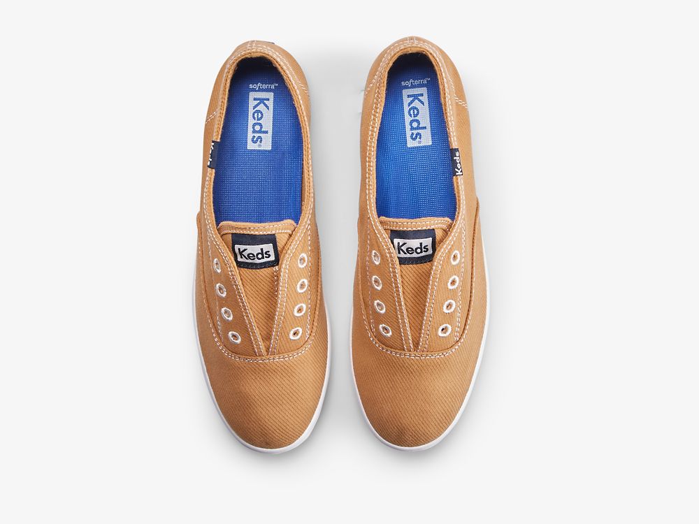 Keds Chillax Workwear SlipOnSneakers Dame Brune | NO-79592