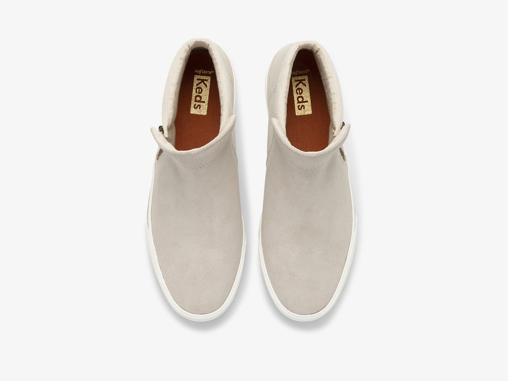 Keds Cooper Zip Bootie SlipOnSneakers Dame Beige | NO-32348