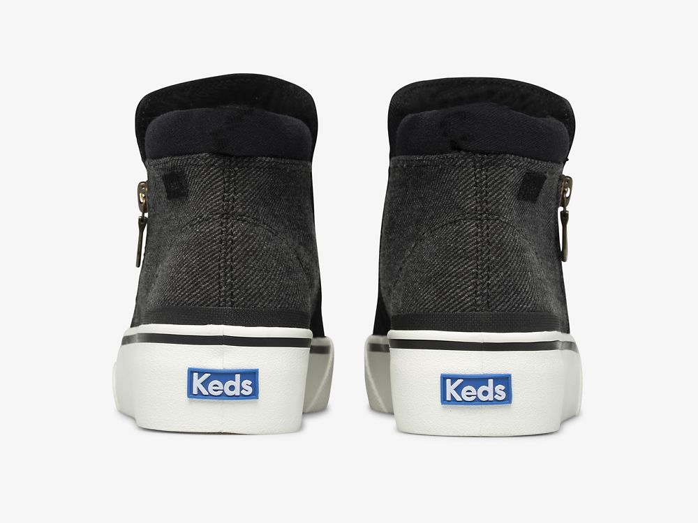 Keds Cooper Zip Bootie Støvler Dame Svarte | NO-68863