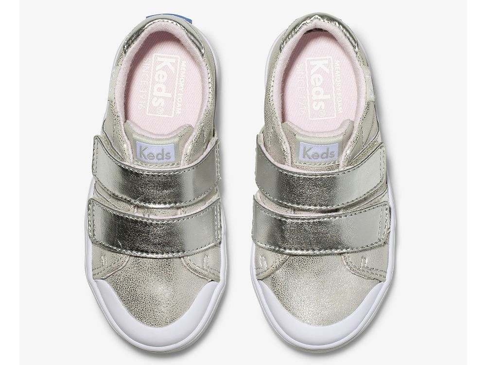 Keds Courtney HL SlipOnSneakers Jente Sølv | NO-26978