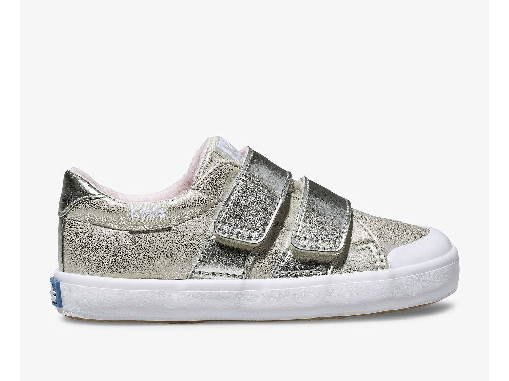 Keds Courtney HL SlipOnSneakers Jente Sølv | NO-26978