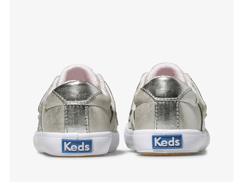 Keds Courtney HL SlipOnSneakers Jente Sølv | NO-31690