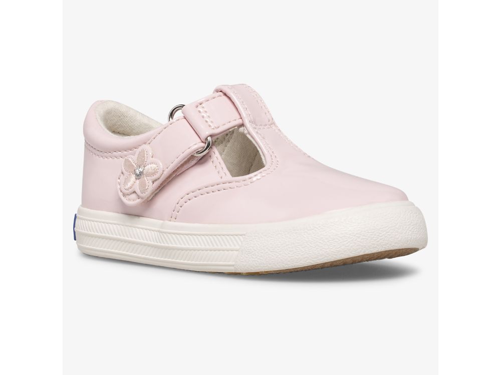 Keds Daphne Patent Sneaker SlipOnSneakers Jente Rosa | NO-77660