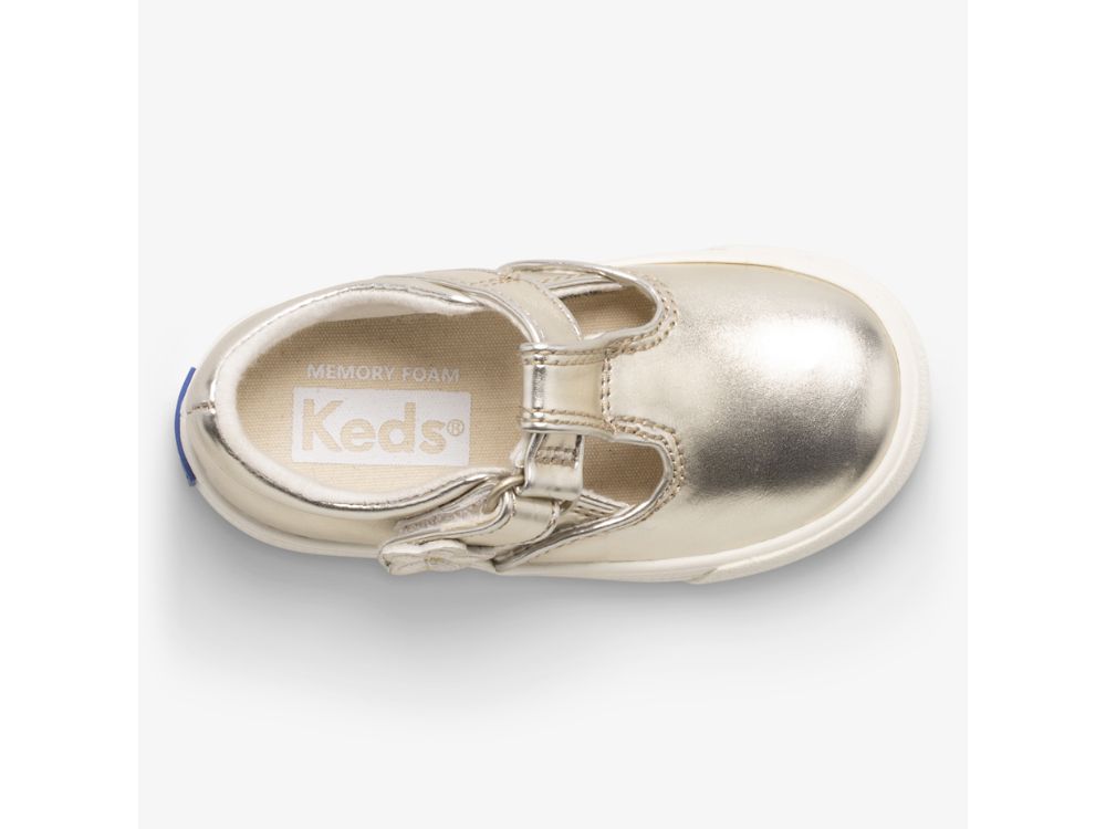 Keds Daphne SlipOnSneakers Jente Gull | NO-71017