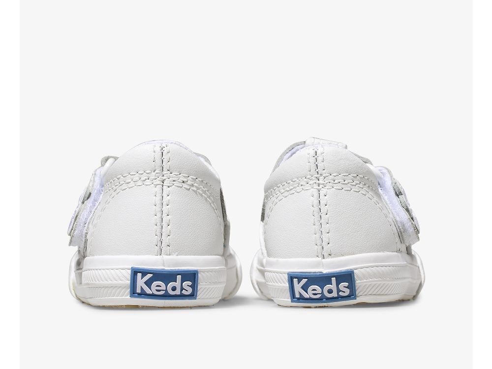 Keds Daphne T-Reima Lær Sneaker Lær Sneakers Jente Hvite | NO-50102