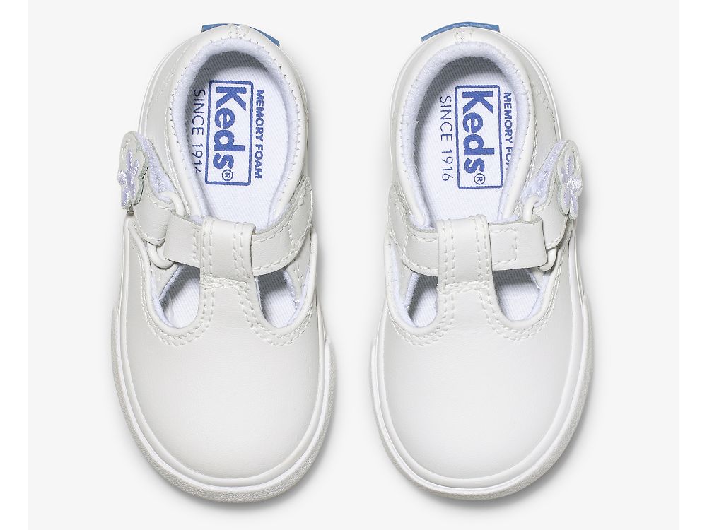 Keds Daphne T-Reima Lær Sneaker Lær Sneakers Jente Hvite | NO-50102