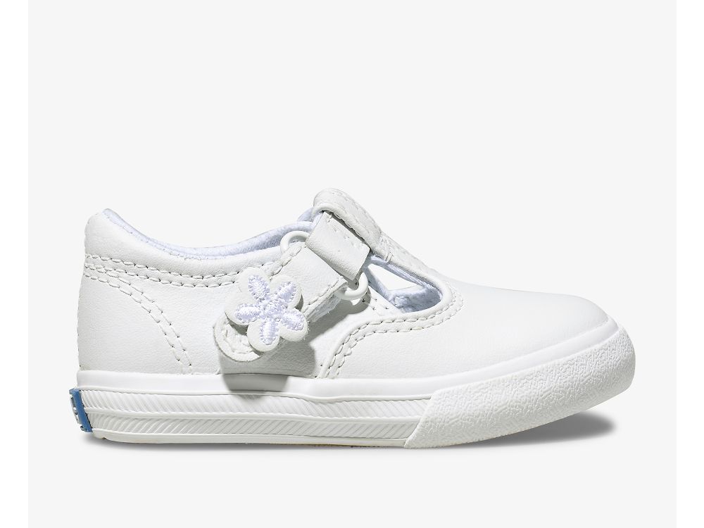 Keds Daphne T-Reima Lær Sneaker Lær Sneakers Jente Hvite | NO-50102