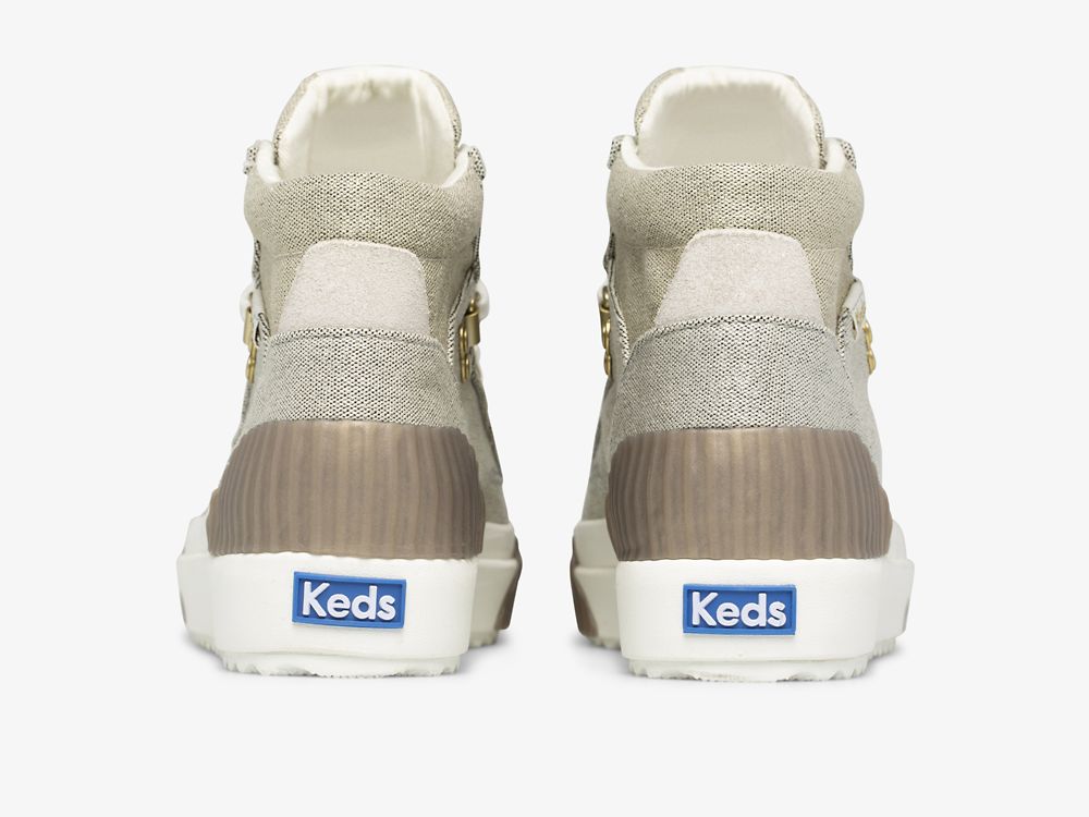 Keds Demi TRX Mid Metallic Canvas Snøresko Dame Kopper | NO-64747