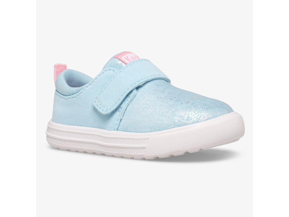 Keds Finlee Flex SlipOnSneakers Jente Lyse Blå | NO-31561