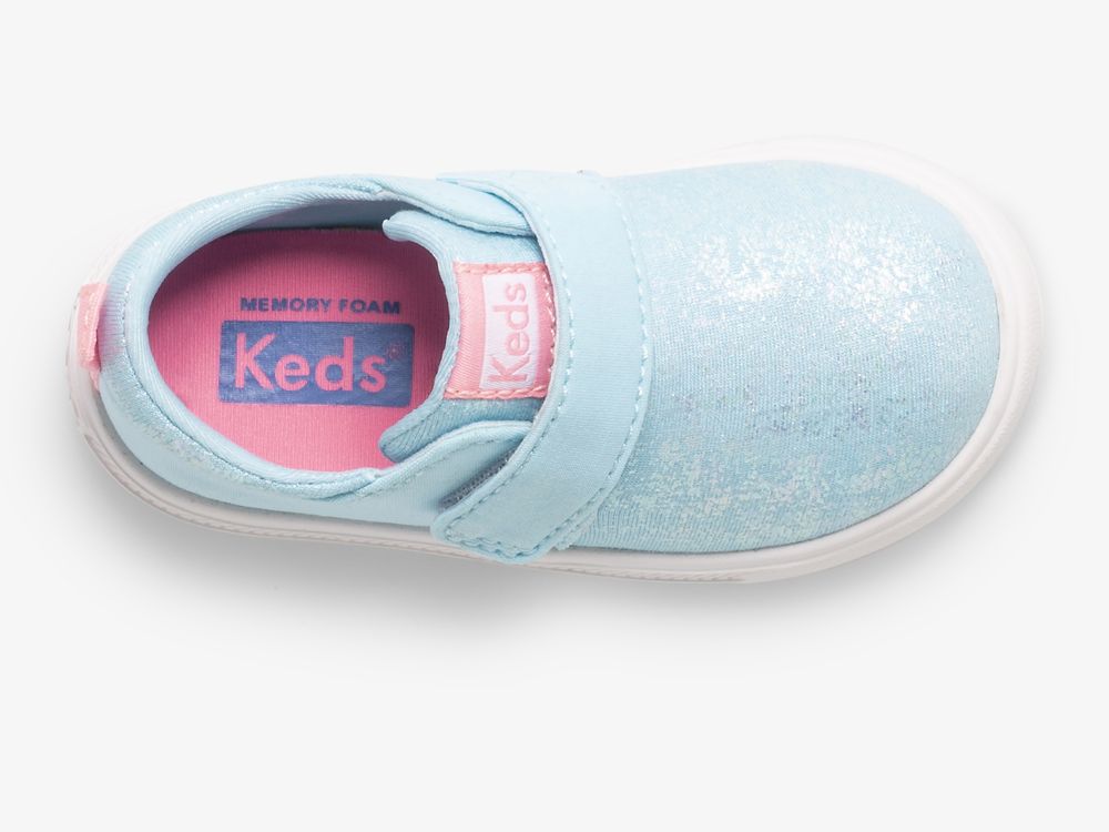 Keds Finlee Flex SlipOnSneakers Jente Lyse Blå | NO-54382