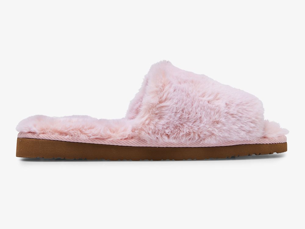 Keds Fuzzy Badesandaler Tøfler Tøfler Dame Rosa | NO-57253