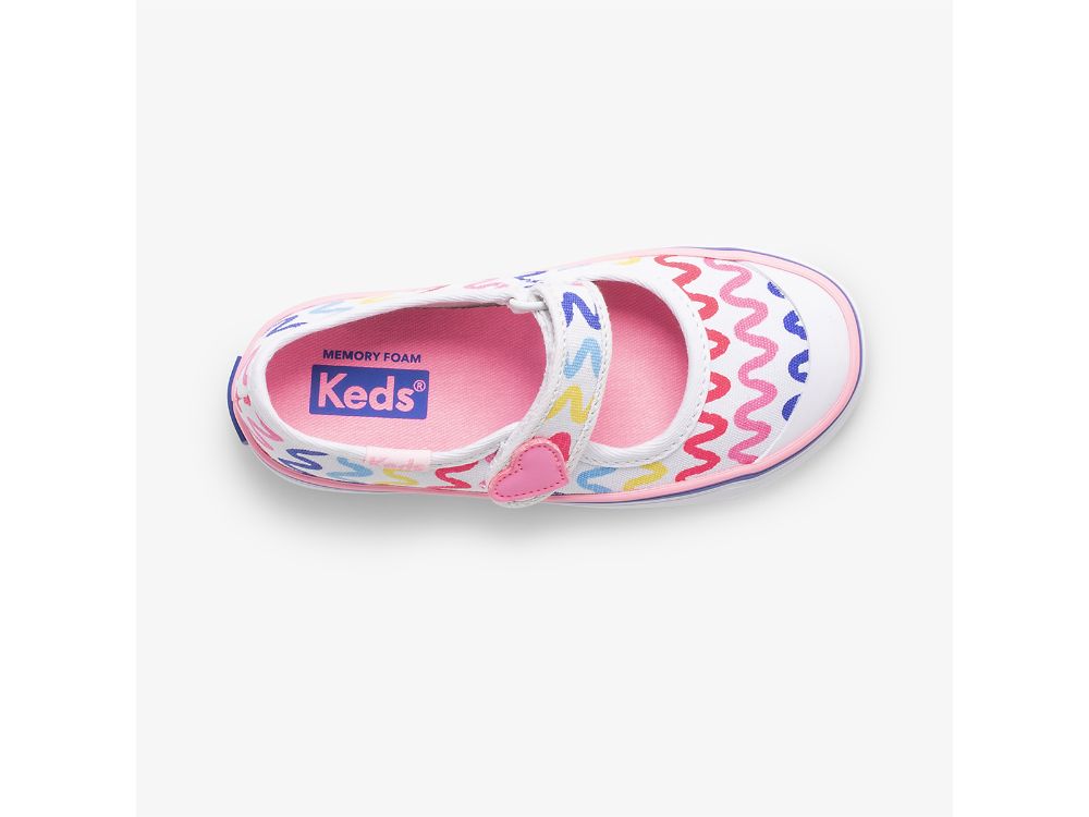 Keds Harper Mary Jane Sko Jente Hvite | NO-02441