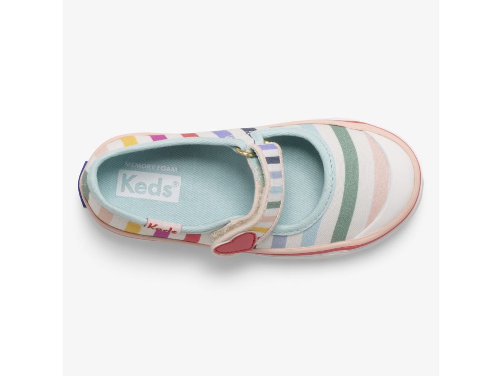 Keds Harper Mary Jane Sko Jente Multicolor Stripete | NO-26192