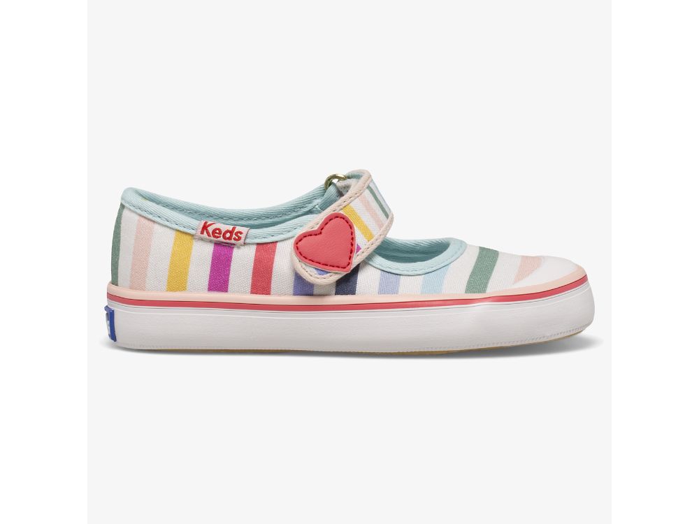 Keds Harper Mary Jane Sko Jente Multicolor Stripete | NO-26192