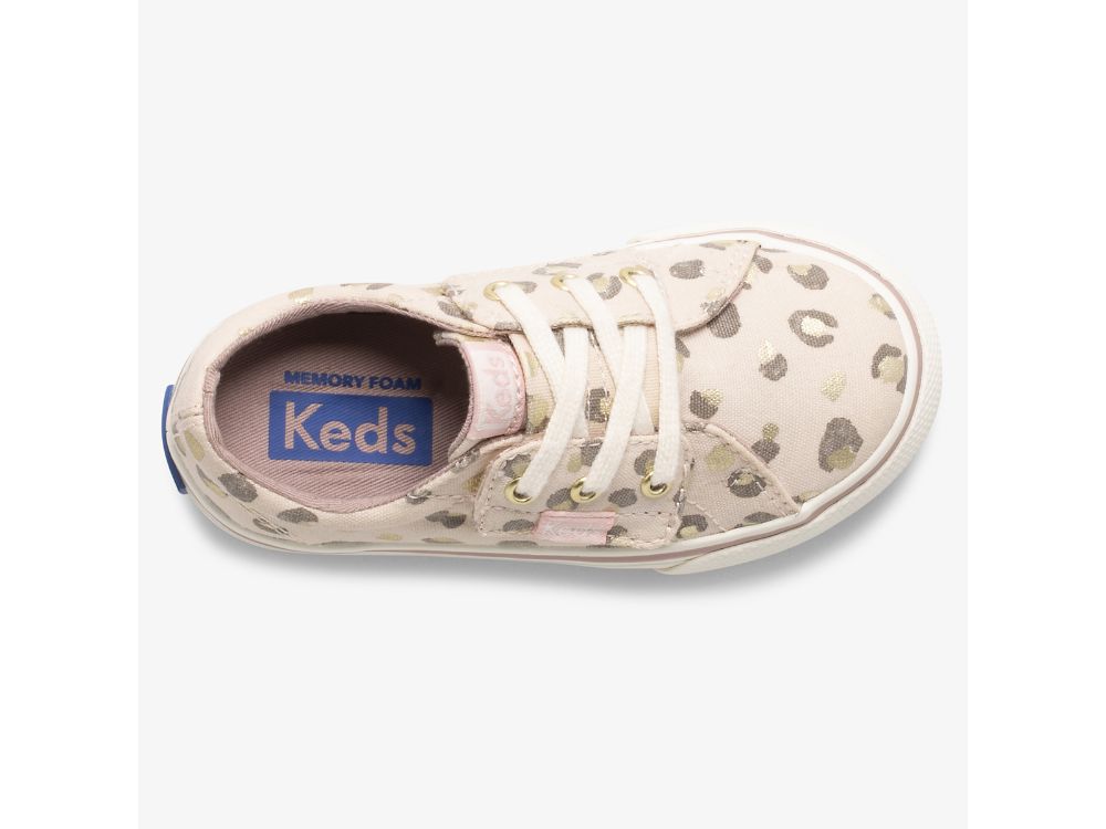 Keds Jump Kick Jr Joggesko Jente Leopard | NO-67209