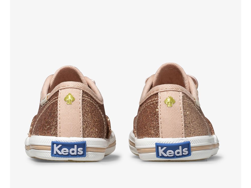 Keds Kate Spade New York Champion Glitter Sneaker Joggesko Jente Rosa Gull | NO-18320