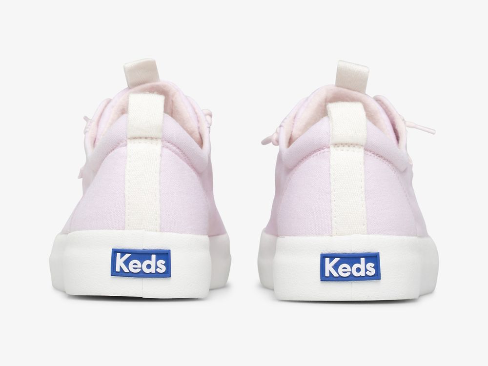 Keds Kickback Canvas Snøresko Dame Lyse Rosa | NO-97068