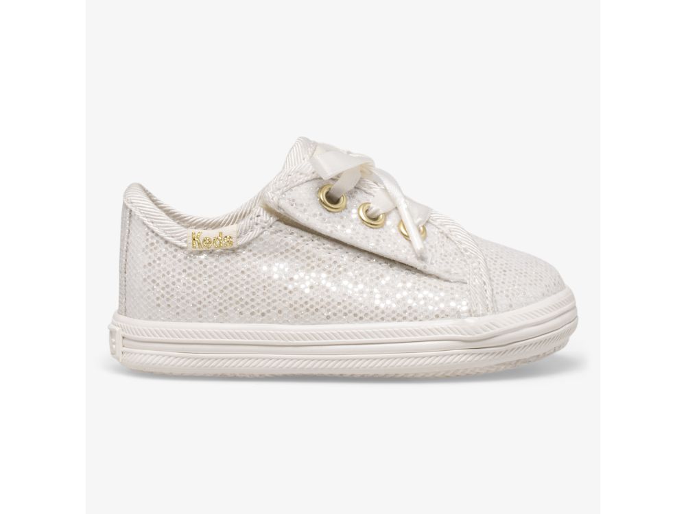 Keds Kickstart Crib Celebrations Joggesko Jente Hvite | NO-14396