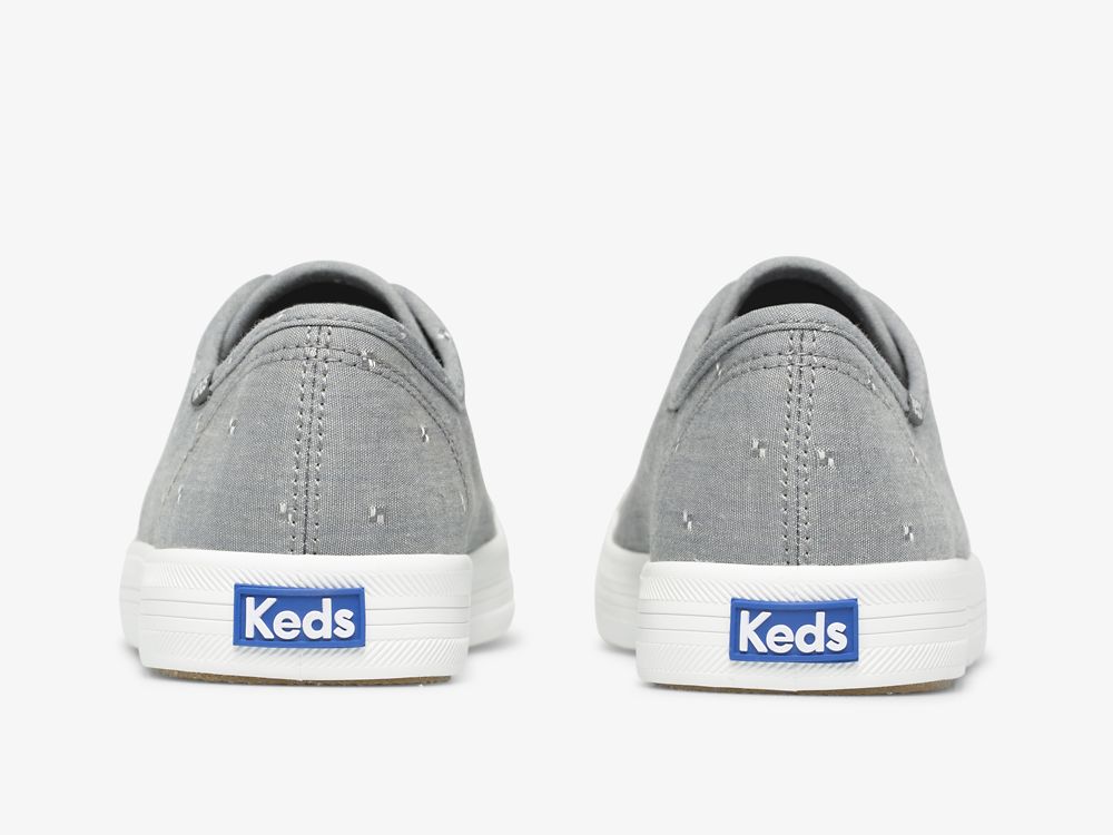 Keds Kickstart Dobby Jacquard Tennis Sko Dame Grå | NO-25171