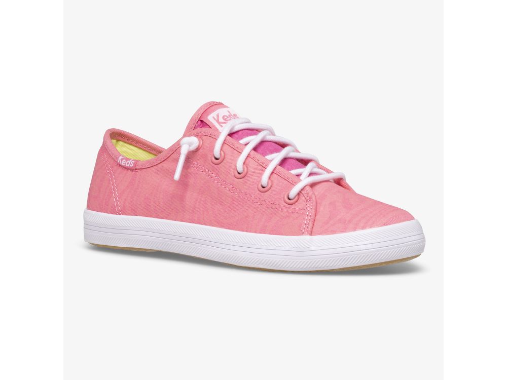 Keds Kickstart Glow In The Dark Joggesko Jente Rosa | NO-12613