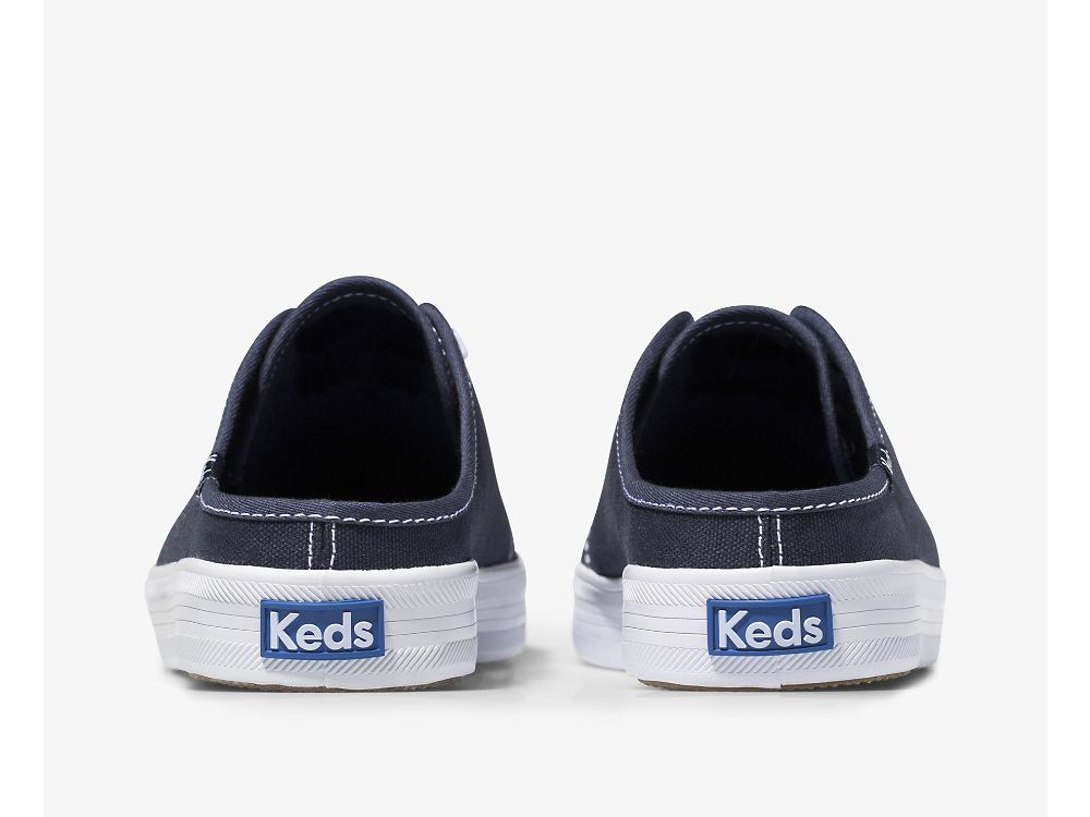 Keds Kickstart Mule Canvas Tennis Sko Dame Marineblå | NO-96926